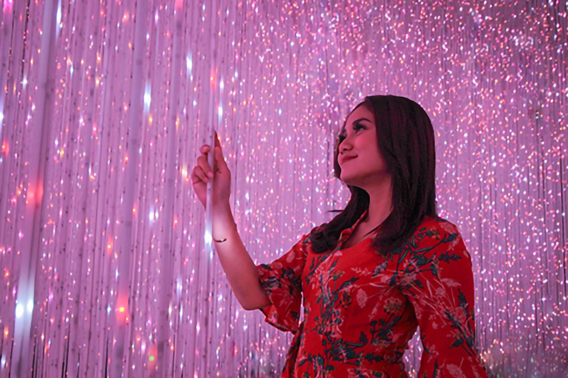 The Spectacular Lighting Show in Jatim Park 3 Milenial Garden